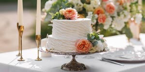 Bröllopstårta som är lätt att göra