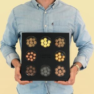 Presentask med lakrits - Bülow Selection Box, Svart