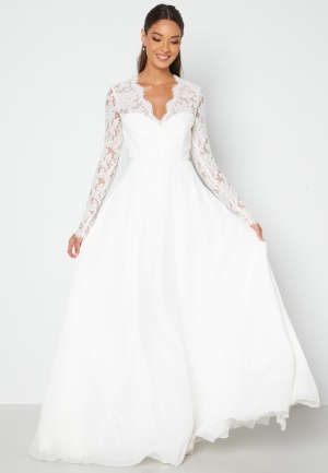 Bubbleroom Occasion Kate lace gown White 34